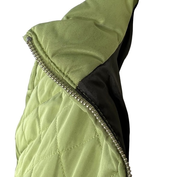 JUDITH HART COLLECTION Women's Quilted Puffer Zip-up Jacket Green Size S - Picture 8 of 11